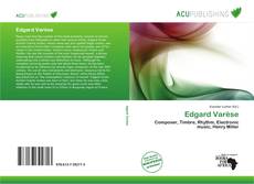 Bookcover of Edgard Varèse