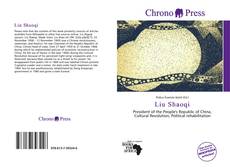 Capa do livro de Liu Shaoqi 