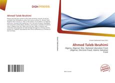 Capa do livro de Ahmed Taleb Ibrahimi 