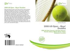 Bookcover of 2006 US Open – Boys' Doubles