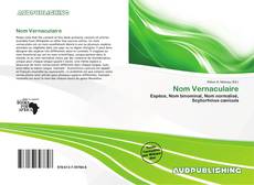 Portada del libro de Nom Vernaculaire