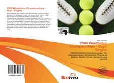Borítókép a  2006 Wimbledon Championships – Boys' Singles - hoz