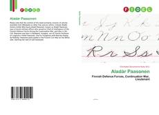 Bookcover of Aladár Paasonen