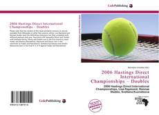 Portada del libro de 2006 Hastings Direct International Championships – Doubles