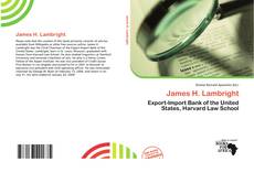 Bookcover of James H. Lambright