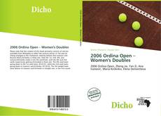 Buchcover von 2006 Ordina Open – Women's Doubles