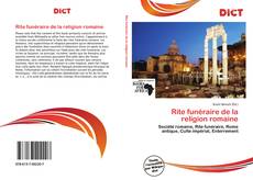 Portada del libro de Rite funéraire de la religion romaine