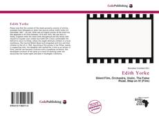 Portada del libro de Edith Yorke