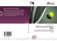 Capa do livro de 2006 Toray Pan Pacific Open 