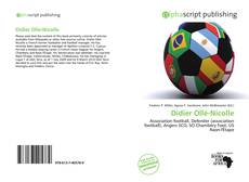 Bookcover of Didier Ollé-Nicolle