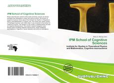 Portada del libro de IPM School of Cognitive Sciences