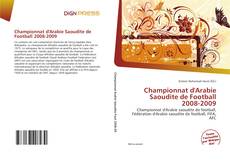 Buchcover von Championnat d'Arabie Saoudite de Football 2008-2009