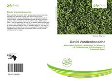 David Vandenbossche kitap kapağı