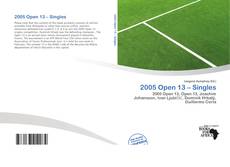 Capa do livro de 2005 Open 13 – Singles 