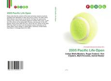 Capa do livro de 2005 Pacific Life Open 