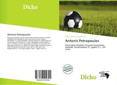 Antonis Petropoulos kitap kapağı