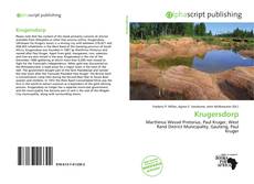 Bookcover of Krugersdorp