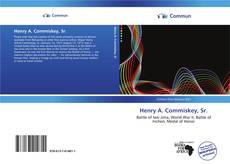 Capa do livro de Henry A. Commiskey, Sr. 