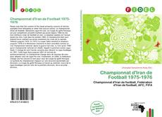 Bookcover of Championnat d'Iran de Football 1975-1976