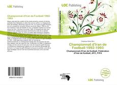 Capa do livro de Championnat d'Iran de Football 1992-1993 