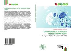 Bookcover of Championnat d'Iran de football 1994-1995