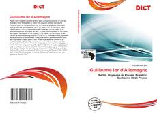 Portada del libro de Guillaume Ier d'Allemagne