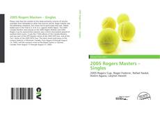 Couverture de 2005 Rogers Masters – Singles