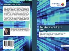 Capa do livro de Receive the Spirit of life 
