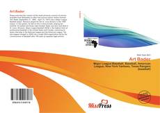 Portada del libro de Art Bader