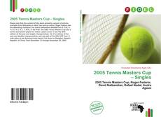 Bookcover of 2005 Tennis Masters Cup – Singles