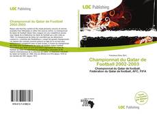 Bookcover of Championnat du Qatar de Football 2002-2003