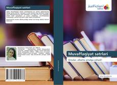 Couverture de Muvaffaqiyat satrlari