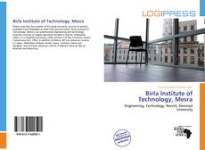 Bookcover of Birla Institute of Technology, Mesra