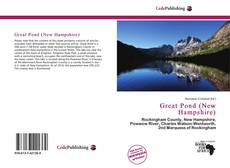 Portada del libro de Great Pond (New Hampshire)