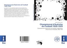 Championnat d'Autriche de Football 1928-1929的封面