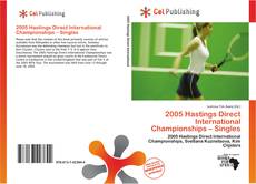 Couverture de 2005 Hastings Direct International Championships – Singles