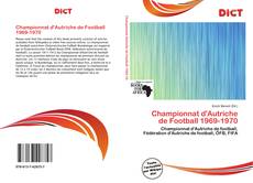 Bookcover of Championnat d'Autriche de Football 1969-1970