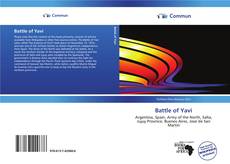 Capa do livro de Battle of Yavi 