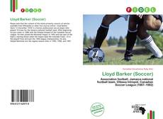 Buchcover von Lloyd Barker (Soccer)