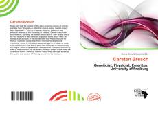 Bookcover of Carsten Bresch