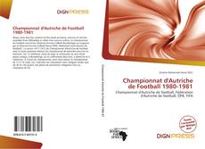 Copertina di Championnat d'Autriche de Football 1980-1981