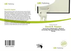 Bookcover of David B. Kaplan