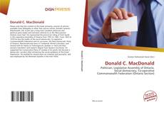 Buchcover von Donald C. MacDonald