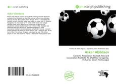 Askar Abildaev kitap kapağı