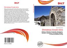 Bookcover of Christmas Creek mine