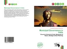 Capa do livro de Municipal Governance in India 