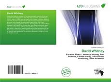 Bookcover of David Whitney