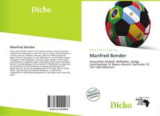 Manfred Bender kitap kapağı