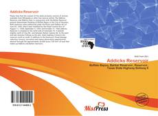 Portada del libro de Addicks Reservoir