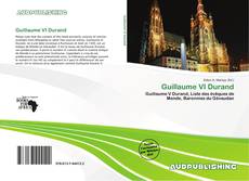 Copertina di Guillaume VI Durand